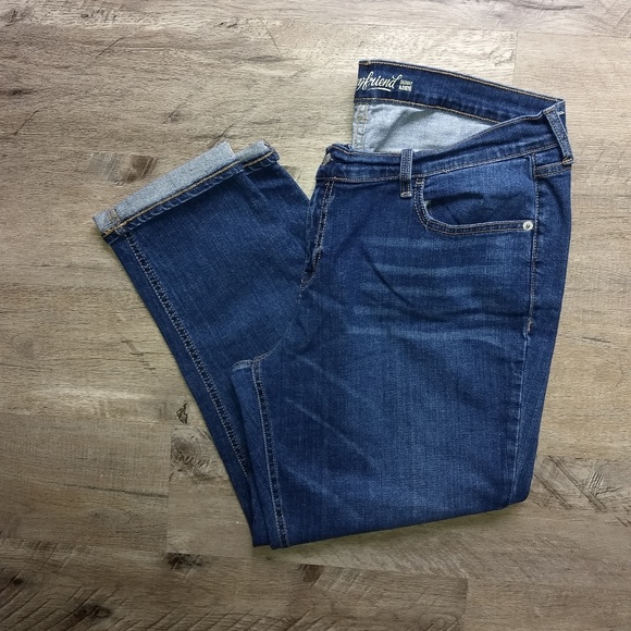 old navy boyfriend capris